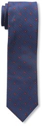 Franklin Tailored Men's Flower Textured Tie, Blue