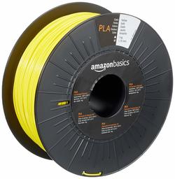 AmazonBasics PLA 3D Printer Filament, 1.75mm, Yellow, 1 kg Spool