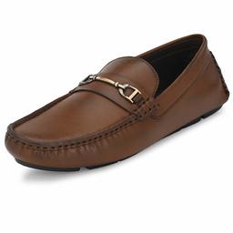 Stanton Men's Tan Loafers-7 UK (41 EU) (8 US) (FK/YT1902/TAN)