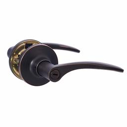 AmazonBasics Türdrücker, gebogen Privatsphäre Oil-Rubbed Bronze