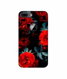 Amazon Brand - Solimo Designer Rose Photography 3D Printed Hard Back Case Mobile Cover for Apple iPhone 8 Plus (with Logo Cut)