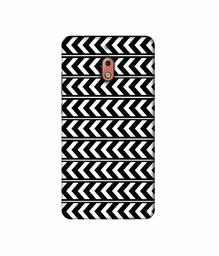 Amazon Brand - Solimo Designer Horizontal Arrow Texture 3D Printed Hard Back Case Mobile Cover for Nokia 2.1