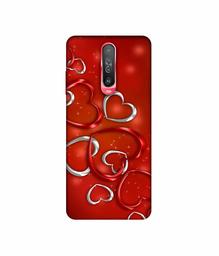 Amazon Brand - Solimo Designer Hearts 3D Printed Hard Back Case Mobile Cover for Poco X2 / Mi Redmi K30