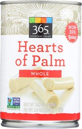 365 EVERYDAY VALUE Whole Hearts Of Palm, 14.1 OZ