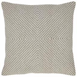 Amazon Brand – Rivet Modern Texture Throw Pillow - 18 x 18 Inch, Grey