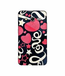 Amazon Brand - Solimo Designer Love You 3D Printed Hard Back Case Mobile Cover for Samsung Galaxy Core 2 G355H