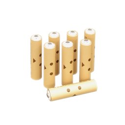 Danboard Rechargeable Nickel Metal Hydride Battery 4 AAA Pack of 8 (Charger, Minimum capacity 750 mAh, about 1000 Times Used) HR – 4ute (8S) DB