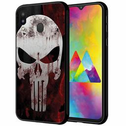 Amazon Brand - Solimo Designer Skull Printed Hard Back Case Mobile Cover for Samsung Galaxy M20 (D1158)