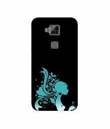 Amazon Brand - Solimo Designer Lady Vector N 3D Printed Hard Back Case Mobile Cover for Huawei G8