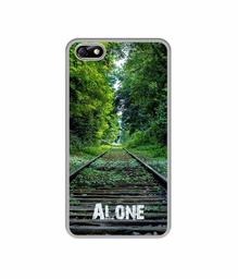 Amazon Brand - Solimo Designer Alone UV Printed Soft Back Case Mobile Cover for Huawei Honor 4X