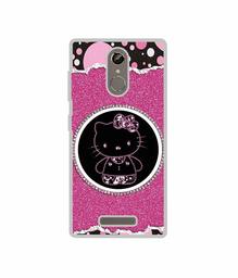 Amazon Brand - Solimo Designer Kitty with Glitter UV Printed Soft Back Case Mobile Cover for Gionee S6s