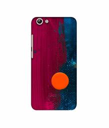 Amazon Brand - Solimo Designer Pink and Blue Brush Texture 3D Printed Hard Back Case Mobile Cover for Vivo Y69