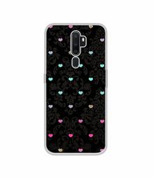 Amazon Brand - Solimo Designer Heart Texture UV Printed Soft Back Case Mobile Cover for Oppo A5 (2020)