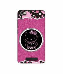 Amazon Brand - Solimo Designer Kitty with Glitter UV Printed Soft Back Case Mobile Cover for Lava Iris X8