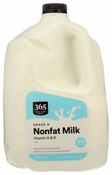 365 by Whole Foods Market, Grade A Milk, Nonfat, 128 Fl Oz