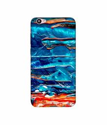 Amazon Brand - Solimo Designer Blue Oil Color 3D Printed Hard Back Case Mobile Cover for Vivo V5 Plus