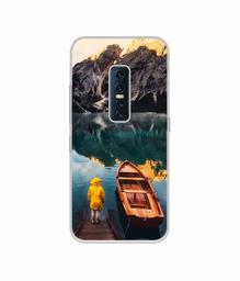 Amazon Brand - Solimo Designer Lake View UV Printed Soft Back Case Mobile Cover for Vivo V17 Pro