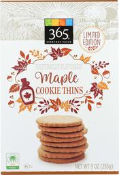 365 Everyday Value, Maple Cookie Thins, 9 oz