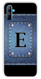 Amazon Brand - Solimo Designer Multicolor Button Jeans Alphabet-E Printed Soft Back Case Mobile Cover for Realme C3