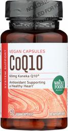 Whole Foods Market, CoQ10 60mg - Vegetarian, 60 ct