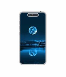 Amazon Brand - Solimo Designer Moon Pattern Print UV Printed Soft Back Case Mobile Cover for Micromax Dual 4 E4816