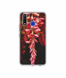 Amazon Brand - Solimo Designer Flowers Photograpy UV Printed Soft Back Case Mobile Cover for Vivo U20