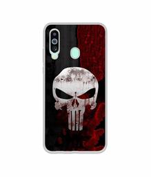 Amazon Brand - Solimo Designer Punisher Skull UV Printed Soft Back Case Mobile Cover for Samsung Galaxy M40