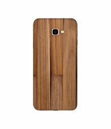 Amazon Brand - Solimo Designer Wooden Art 3D Printed Hard Back Case Mobile Cover for Samsung Galaxy J4 Plus