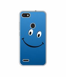 Amazon Brand - Solimo Designer Happy UV Printed Soft Back Case Mobile Cover for Tecno Camon iSky