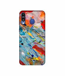 Amazon Brand - Solimo Designer Color Texture 3D Printed Hard Back Case Mobile Cover for Samsung Galaxy M21