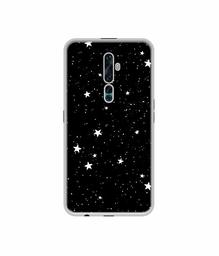 Amazon Brand - Solimo Designer Stars UV Printed Soft Back Case Mobile Cover for Oppo Reno2 F