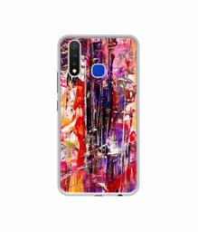 Amazon Brand - Solimo Designer Mashup of Multicolor UV Printed Soft Back Case Mobile Cover for Vivo U20