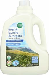 Whole Foods Market, Organic Laundry Detergent 3X Concentrated, Mountain Fresh, 200 fl oz