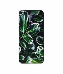 Amazon Brand - Solimo Designer Leaf Imperation 3D Printed Hard Back Case Mobile Cover for Nokia 7.1