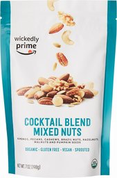 Wickedly Prime Organic Sprouted Mixed Nuts, Cocktail Blend, 7 Ounce