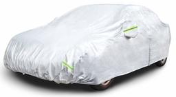 Amazon Basics – Cubierta para Coche Resistente a la Intemperie – 150D Oxford