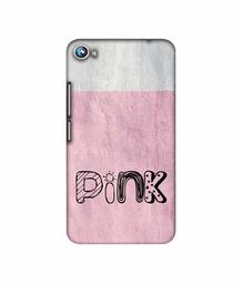 Amazon Brand - Solimo Designer Pink 3D Printed Hard Back Case Mobile Cover for Micromax Canvas Fire 4 A107