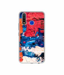 Amazon Brand - Solimo Designer Colors Texture UV Printed Soft Back Case Mobile Cover for Vivo U20