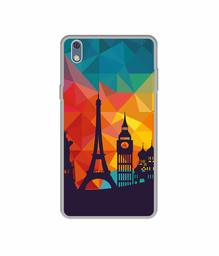 Amazon Brand - Solimo Designer Colored Paris UV Printed Soft Back Case Mobile Cover for Lyf Water 8