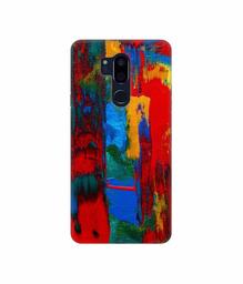 Amazon Brand - Solimo Designer Multiolor Brush Texture on Wall 3D Printed Hard Back Case Mobile Cover for LG G7 ThinQ