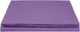 AmazonBasics Everyday Flat Sheet, Single - Dark Purple