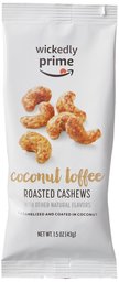 Coconut Toffee Roasted Cashews Snack Pack, 1.5oz  single serve (Pack of 300)