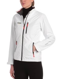 Amazon Gear Helly Hansen Women's Crew Midlayer Jacket, White, X-Large