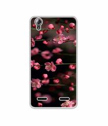 Amazon Brand - Solimo Designer Pink Flowers UV Printed Soft Back Case Mobile Cover for Lenovo A6000