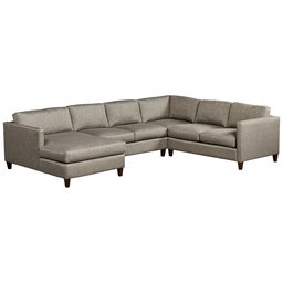 Amazon Brand – Stone & Beam Andover Modern Right U-Sectional Sofa, 134