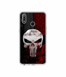 Amazon Brand - Solimo Designer Punisher Skull UV Printed Soft Back Case Mobile Cover for Realme 3 / Realme 3i