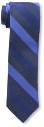 Franklin Tailored Men's Diagonal Stripe Tie, Blue