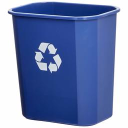 Paniers à déchets AmazonBasics, 12-Pack, bleu