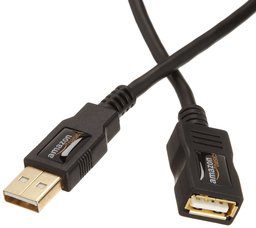 AmazonBasics USB 2.0 A-Male to A-Female Extension Cable - 9.8 Feet 3 Meters