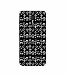 Amazon Brand - Solimo Designer White Flowers Pattern 3D Printed Hard Back Case Mobile Cover for Meizu M3 Note